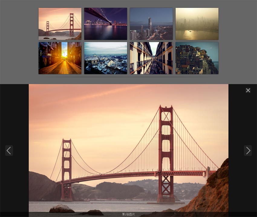 baguetteBox.js，轻松创建点击相册图片即全屏幻灯片预览的JavaScript插件