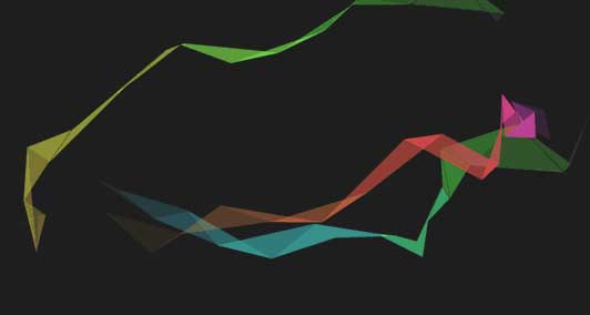 Canvas彩带背景动画，HTML5精美特效实例