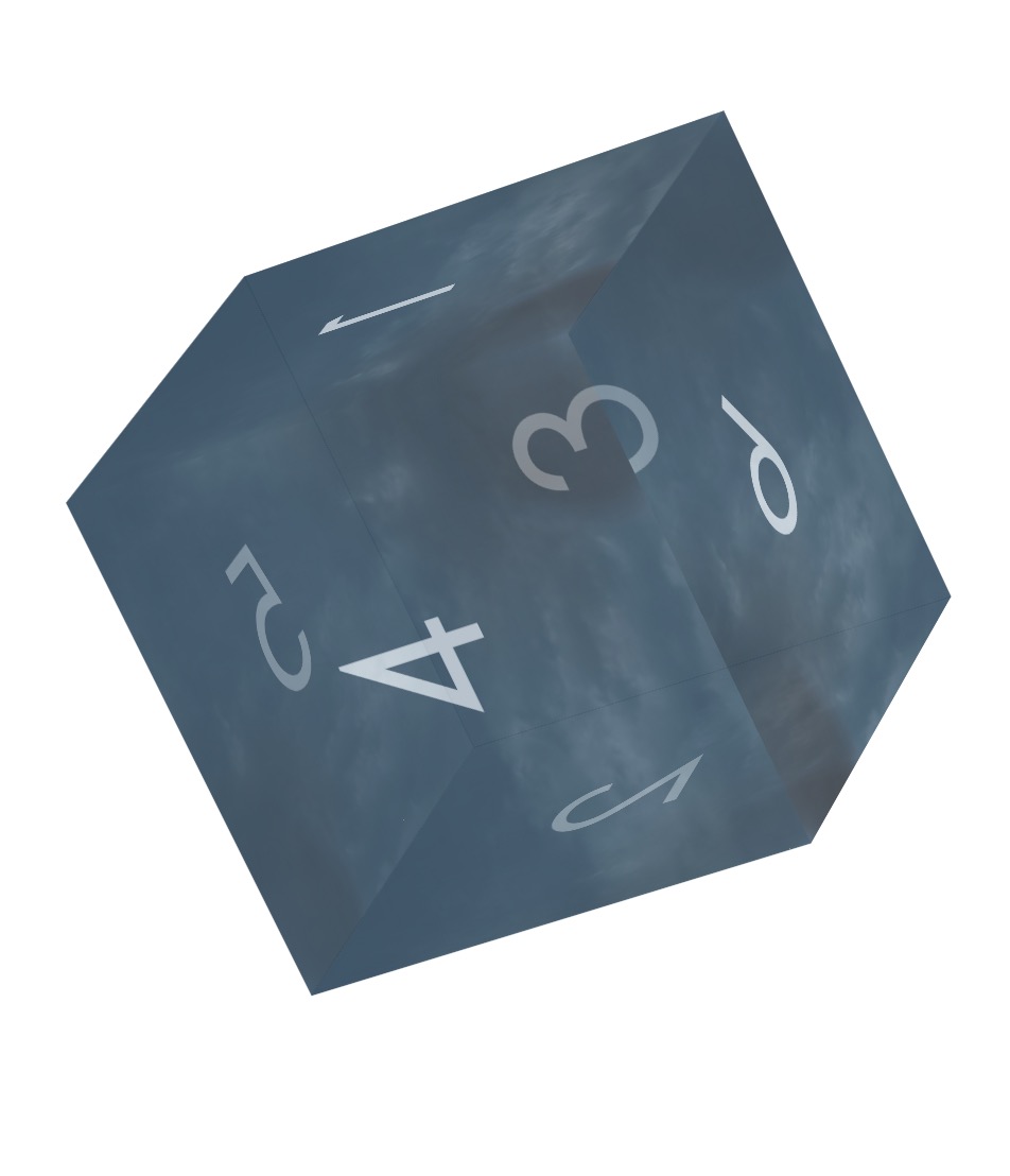 CSS3 3D骰子旋转动画，简易实例展示