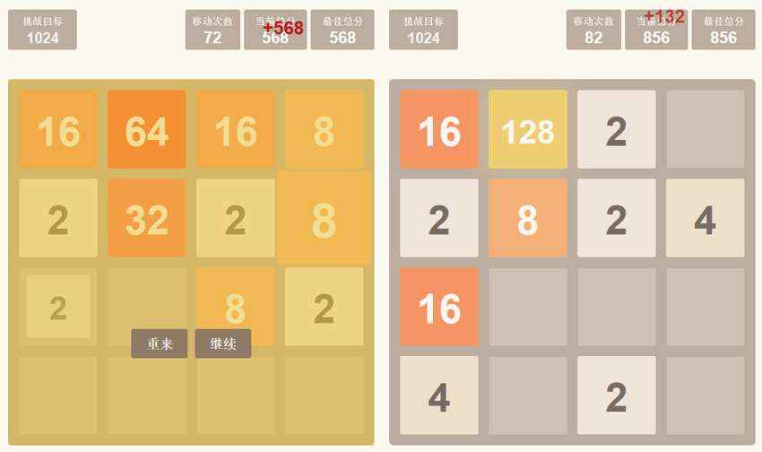 HTML5 2048数字游戏源码，免费下载，轻松打造网页版2048游戏实例