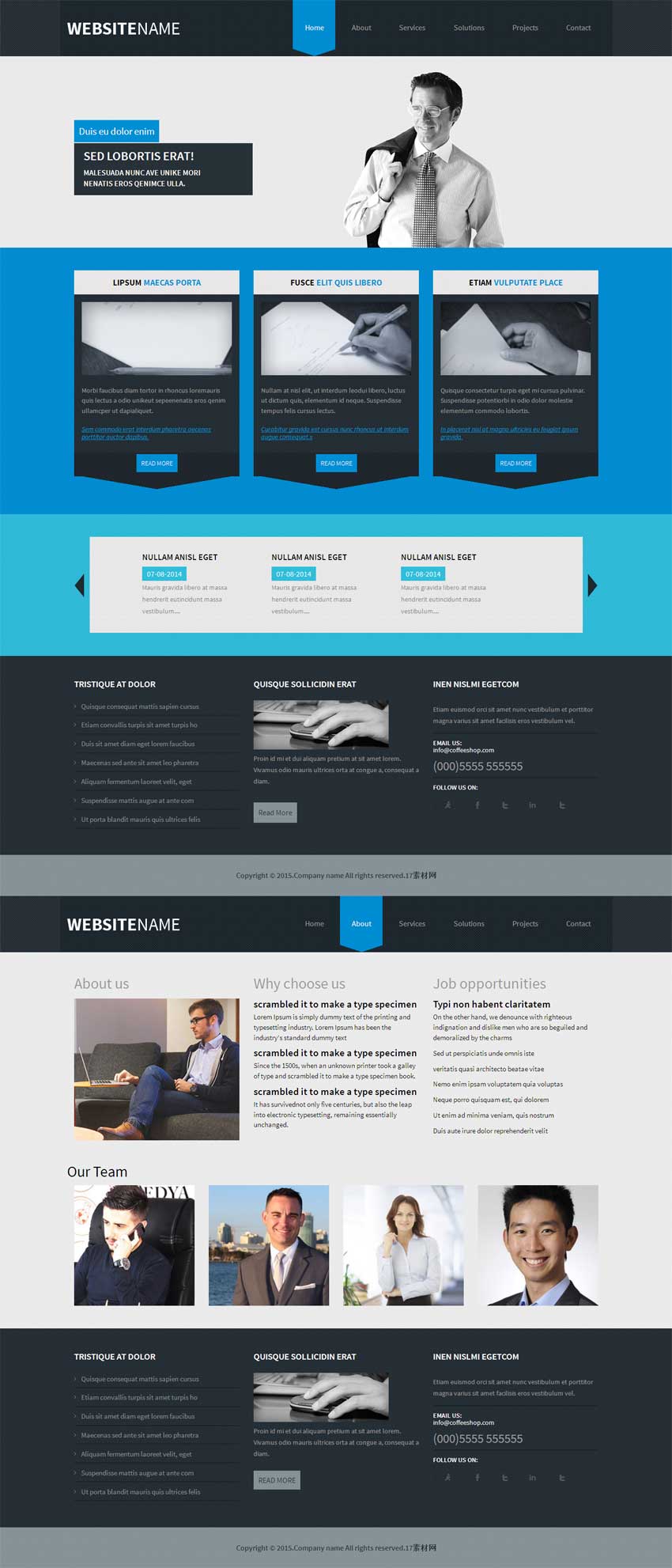 HTML5响应式商务律师网站源码，下载专业模板，构建移动友好界面