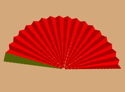 CSS3纸扇动画，自动展开特效实例