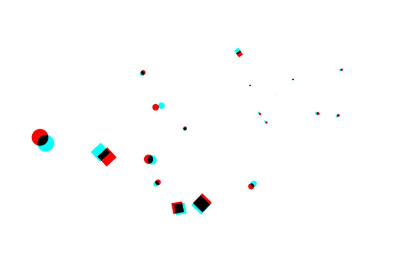 HTML5 Canvas几何图形缩放动画特效精彩实例