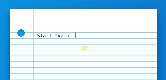 HTML5文字打字动画特效，炫酷实例展示