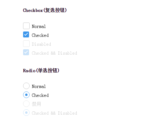 CSS3打造单选与复选按钮样式实例，纯代码展示
