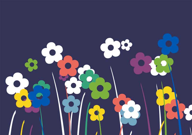 css3一堆鲜花动画