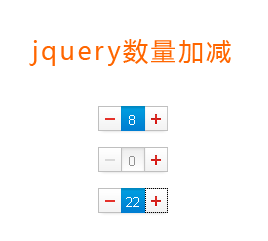 jQuery商品数量加减插件，购物车商品数字增减效果与表单代码实现