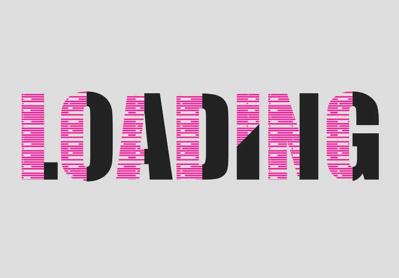 创意Loading动画，CSS3艺术字特效实例