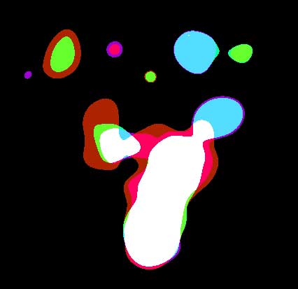 CSS3实例，炫彩液体摇晃动画特效展示