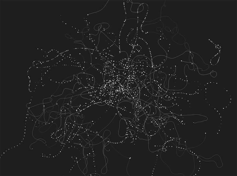 太空虫洞穿越，震撼Canvas特效，探索HTML5的无限可能