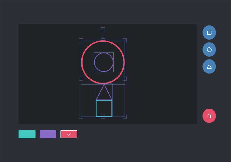 在线DIY图形编辑，交互特效尽在HTML5实例中体验！