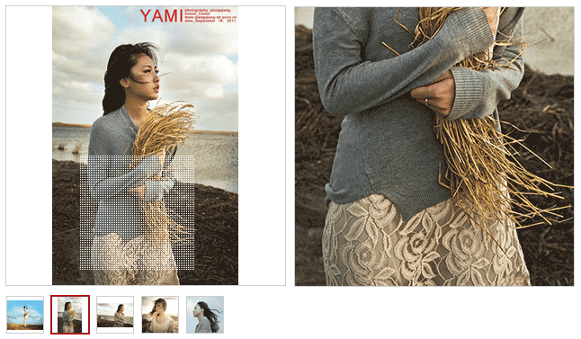 jQuery ImageZoom，淘宝式商品图片放大镜效果插件代码