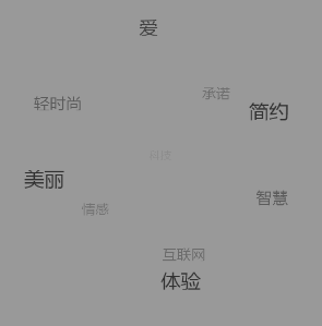 HTML5 Canvas: 炫酷3D旋转文字标签云动画特效实例