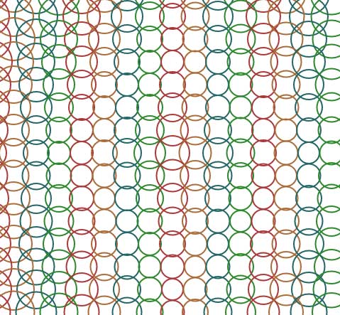 HTML5 Canvas: 绚丽圆圈动画特效实例展示