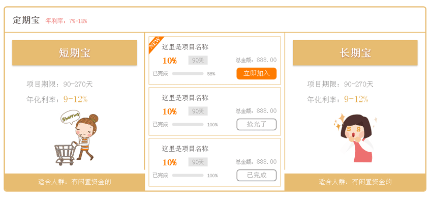 jQuery+CSS3实现投资收益表格，炫酷3D翻转切换及其他特效