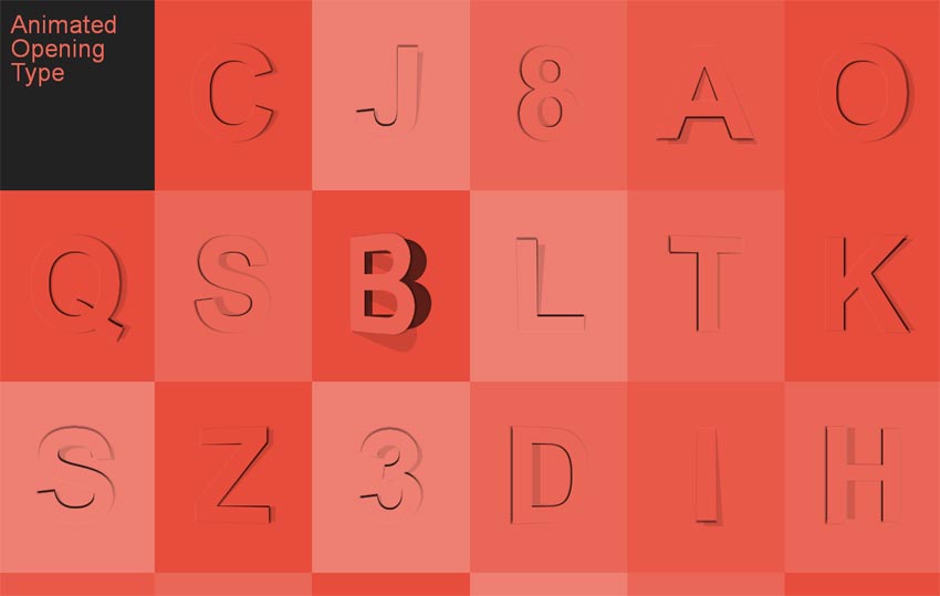 CSS3 List Hover Effects with 3D Text Animation & Responsive Layout - Code Example