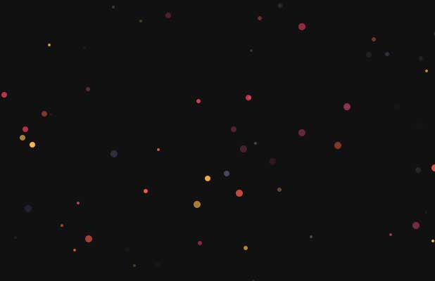 HTML5彩色纸屑飘落动画，绚丽特效实例展示
