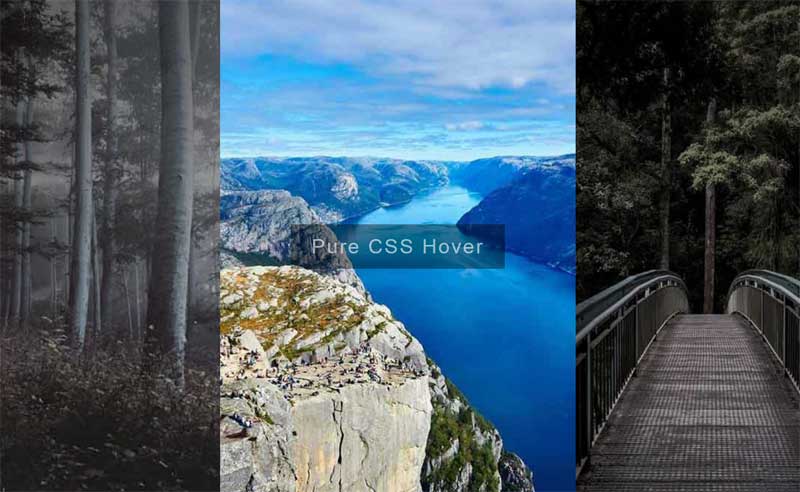 CSS3全屏图片手风琴特效精彩实例