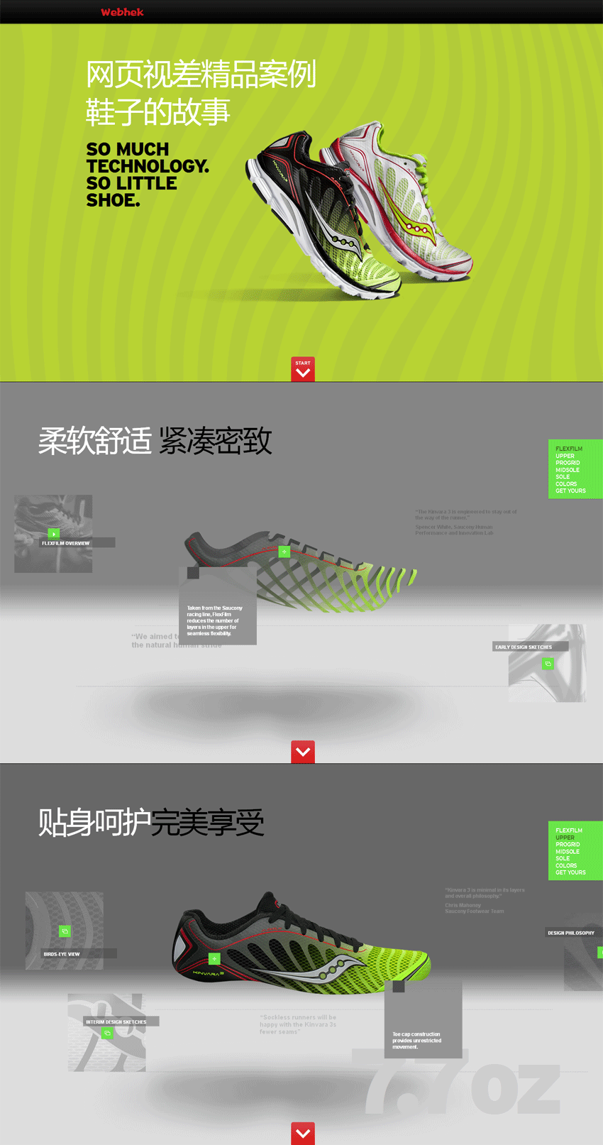 HTML5视差鞋子故事源码，实例下载与体验