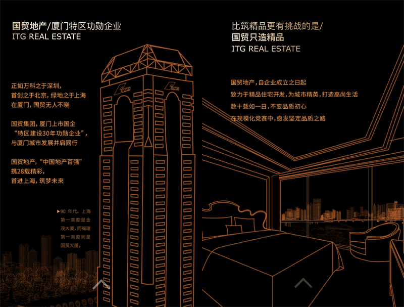 HTML5国贸房企动画模板，手机友好型宣传网站