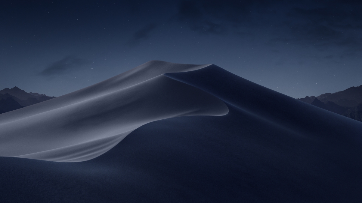 苹果Mojave Night，绝美莫哈韦沙漠夜景，5K/4K高清壁纸，5120x2880分辨率，一键下载