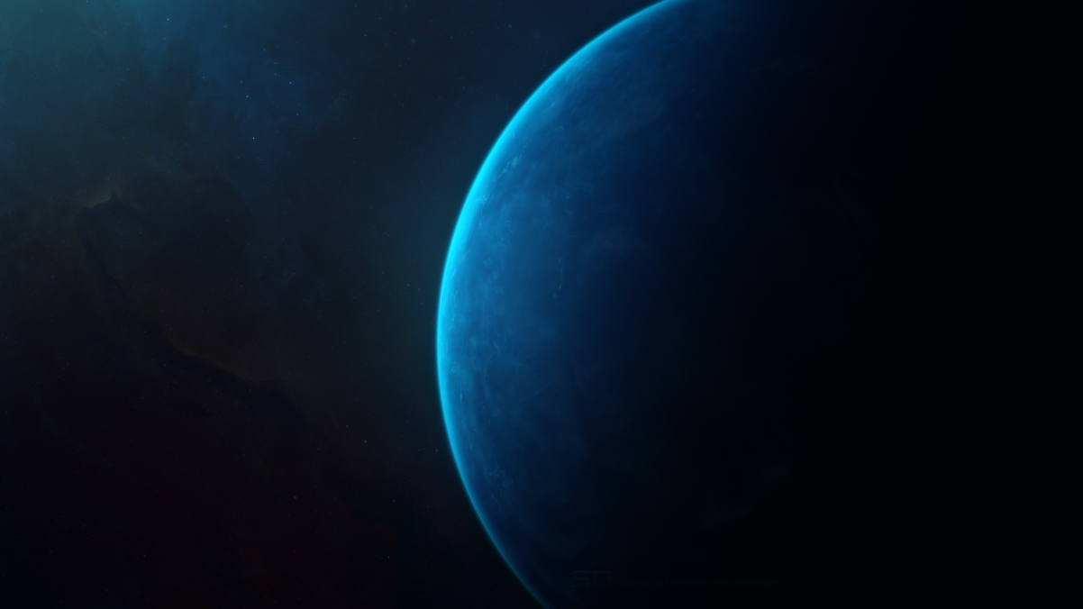 蓝色星球4K超清壁纸，3840x2160高清风景图片，一键下载
