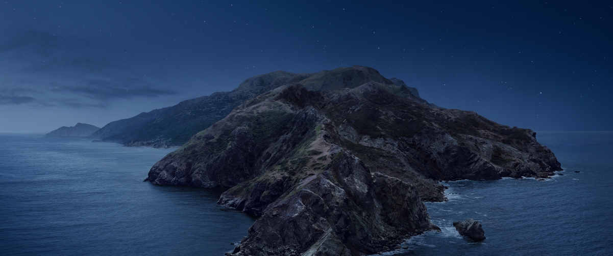 苹果Catalina系统原生4K风景壁纸，3440x1440高清下载