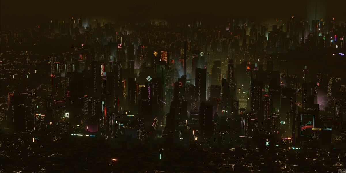 夜城市灯光盛宴，绝美4K风景壁纸，高清4320x2160，免费下载！