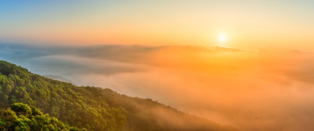 日出云海美景，4K高清带鱼屏壁纸，3440x1440超清下载