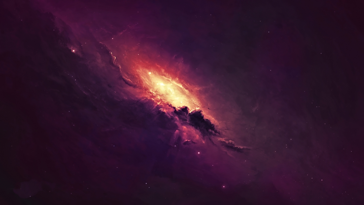 银河系璀璨之美，恒星闪烁，螺旋星系旋转，4K高清宇宙风景壁纸（3840x2160）免费下载