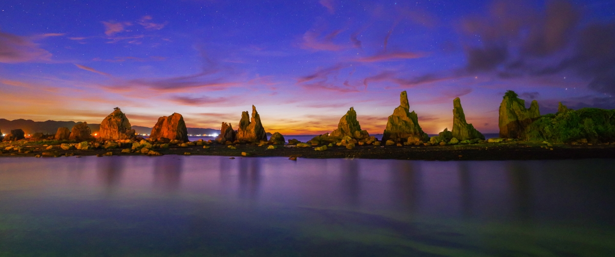 绝美夜景星空，3440x1440带鱼屏高清壁纸，畅享4K风景盛宴，一键下载尽享视觉盛宴！
