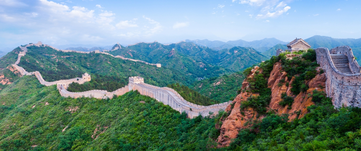 万里长城4K高清风景壁纸，绝美3440x1440分辨率，一键下载领略长城壮丽风采！