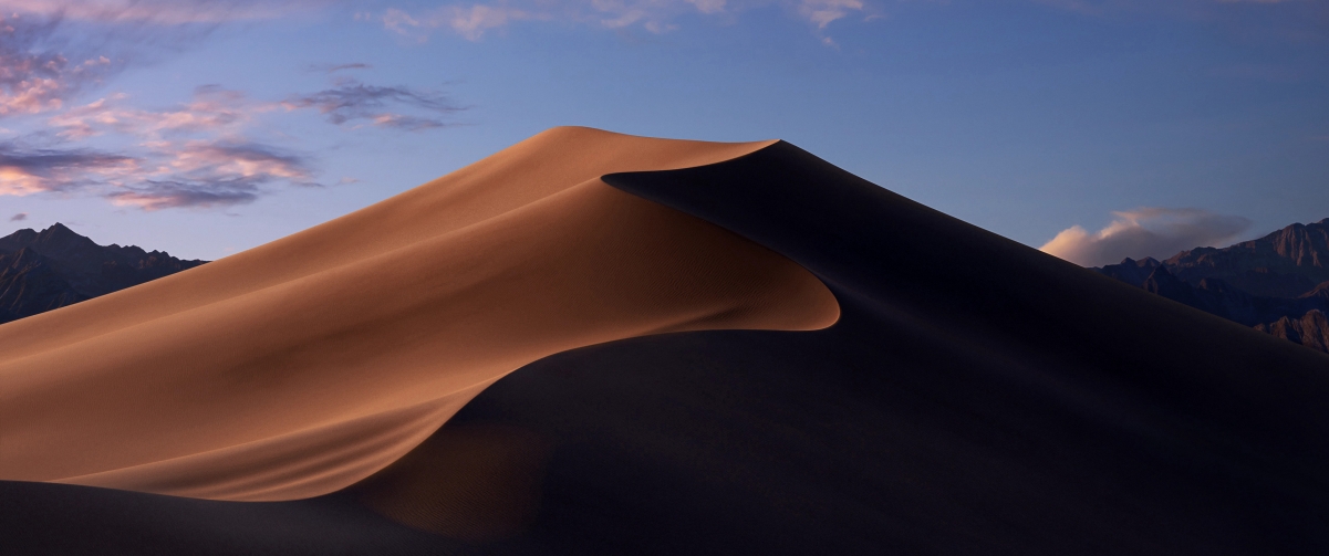 莫哈韦沙漠傍晚美景，4K高清壁纸，3440x1440分辨率，苹果设备专属