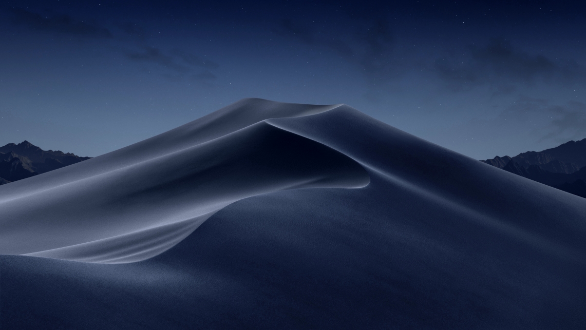 苹果系统专属，莫哈韦沙漠之夜，绝美5K超清风景壁纸，5120x2880高清下载