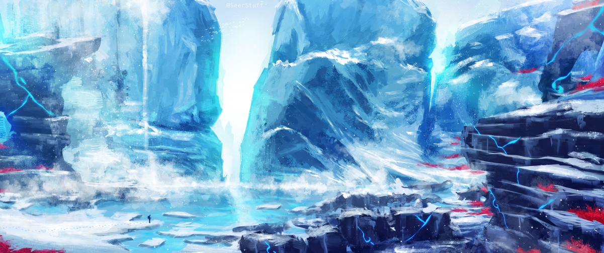 大师级峡湾风光画作，惊艳4K壁纸，高清3440x1440，免费下载！