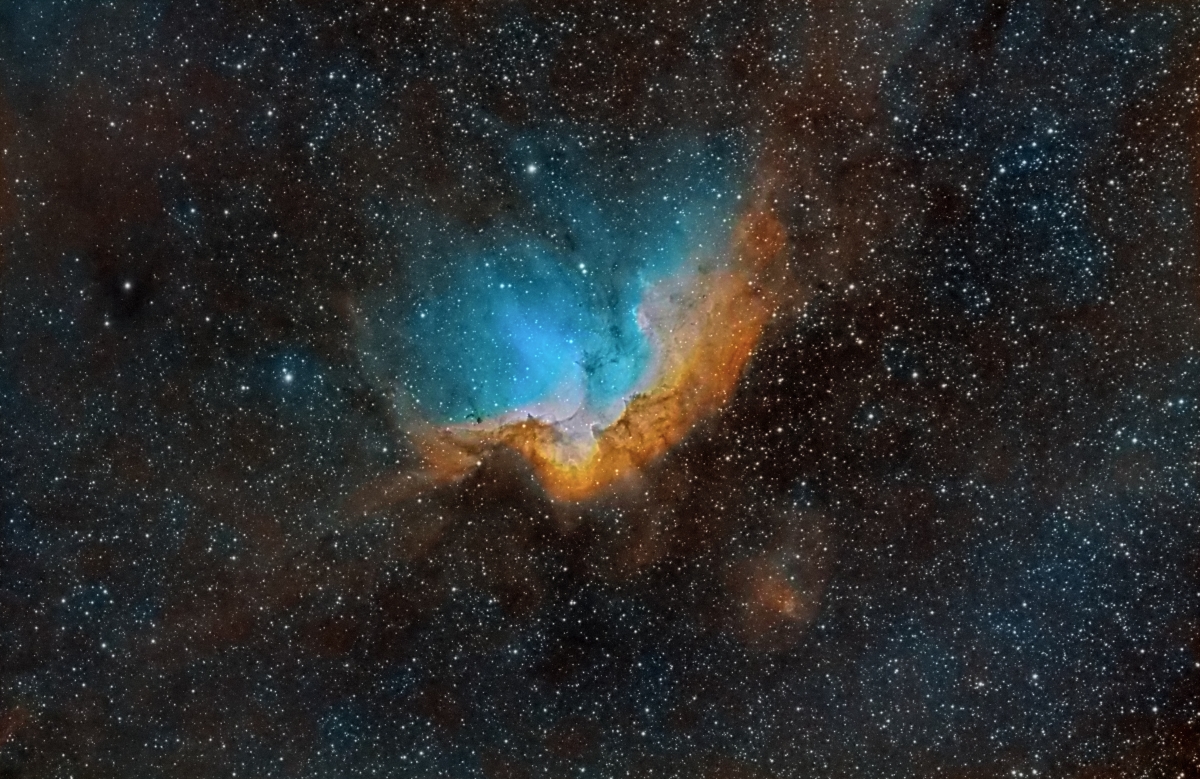 星云NGC7380，仙王座璀璨星空，4K超清壁纸下载（4168x2704）