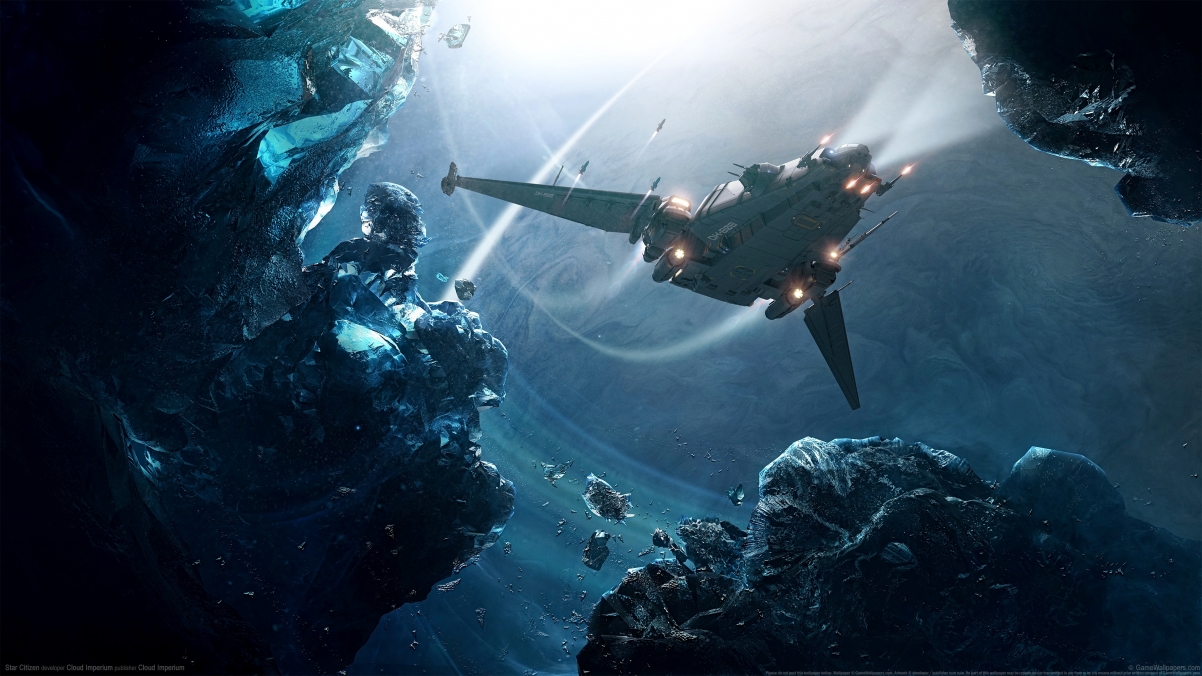 星际公民，宇宙飞船高清4K壁纸（3840x2160）免费下载