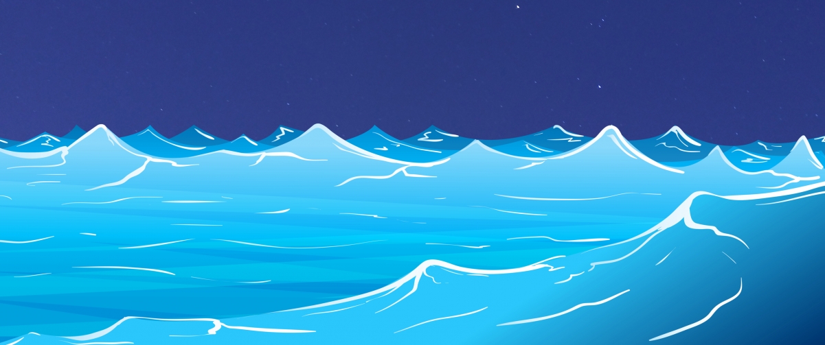 海洋波浪艺术，绝美4K高清壁纸，3440x1440分辨率，一键下载
