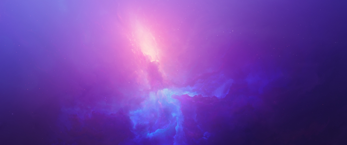 《The Torch》紫色星云4K高清壁纸，3440x1440超清背景图片，一键下载！