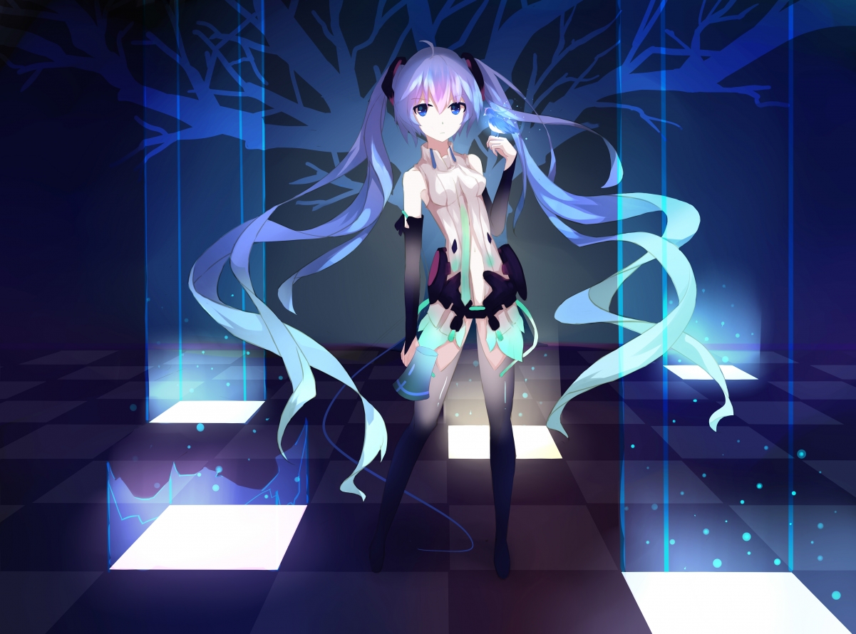 VOCALOID初音未来，树鸟女孩4K动漫壁纸，超清4200x3111，一键下载！
