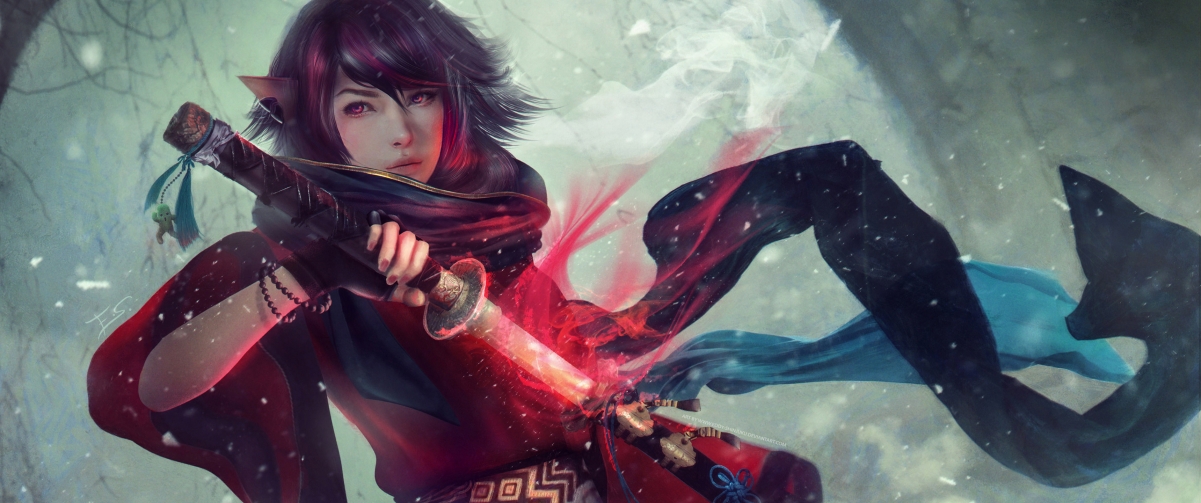 OSHIA专属，Final Fantasy XIV超高清4K动漫壁纸，3440x1440分辨率，精美绝伦等你来下载！