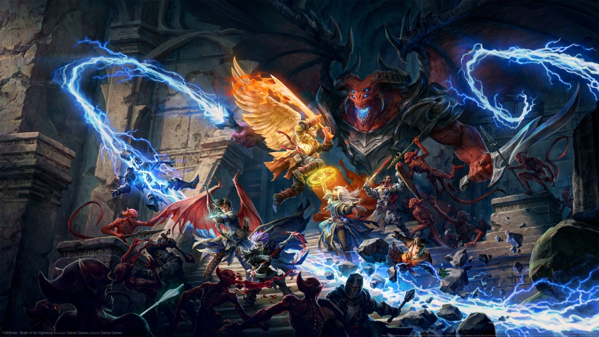 《Pathfinder: Wrath of the Righteous》超清4K游戏壁纸 - 3840x2160分辨率，高清精美，一键下载！