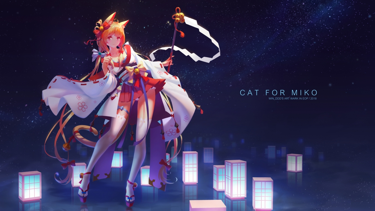 猫女4K高清动漫壁纸，猫猫耳女郎美图，3840x2160分辨率，畅享精美壁纸下载