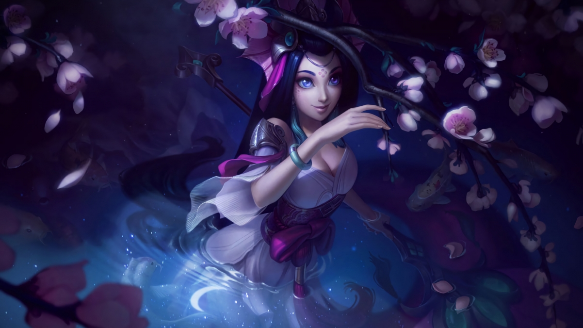 LOL英雄联盟，玉剑传说莫甘娜惊艳原画，4K超高清壁纸3840x2160，免费下载！
