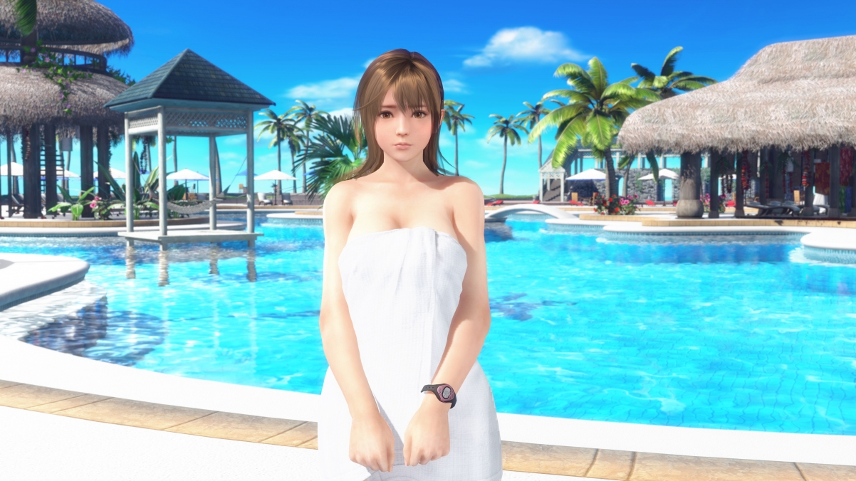 死或生DOAXVV，Misaki性感浴巾SSR 4K超清壁纸下载 - 3840x2160高清游戏美图