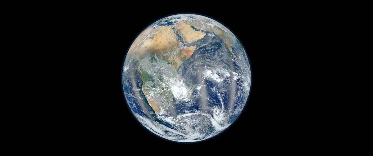 东半球绝美风景，NASA 4K超清壁纸，3440x1440分辨率，一键下载
