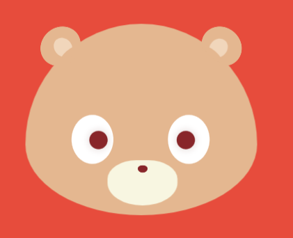 css3 SVG绘制小熊头像动画特效