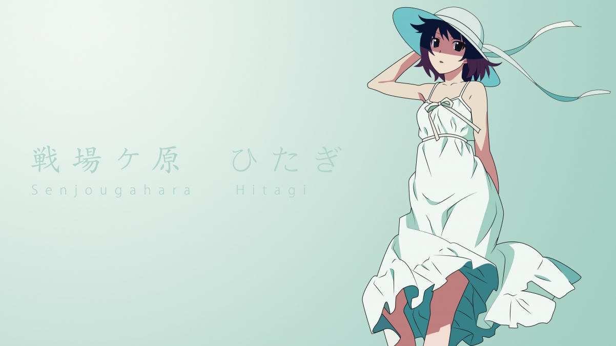 Senjougahara Hitagi 战场原黑仪绝美4K壁纸，高清动漫图片，3840x2160分辨率，一键下载！