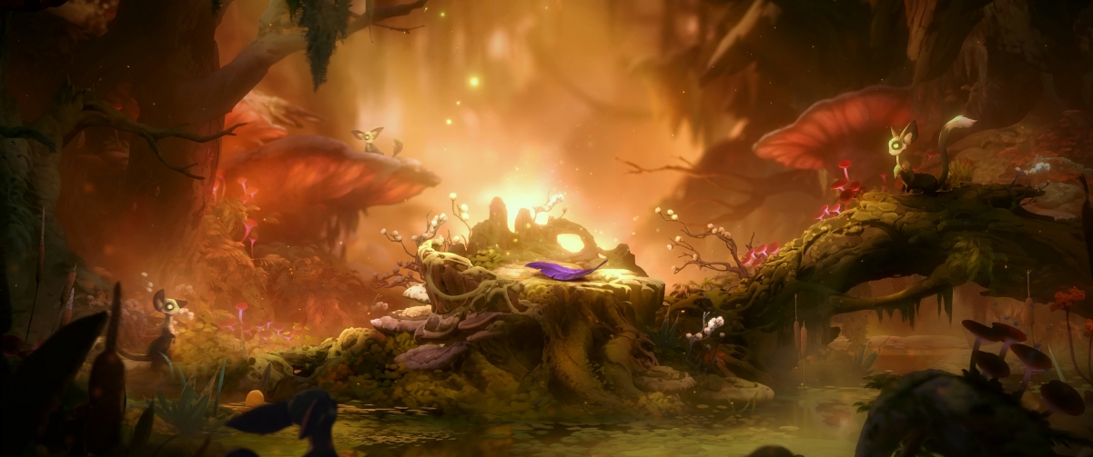 奥日与鬼火意志(Ori and the Will of the Wisps) 4K高清壁纸，3440x1440分辨率游戏图片下载