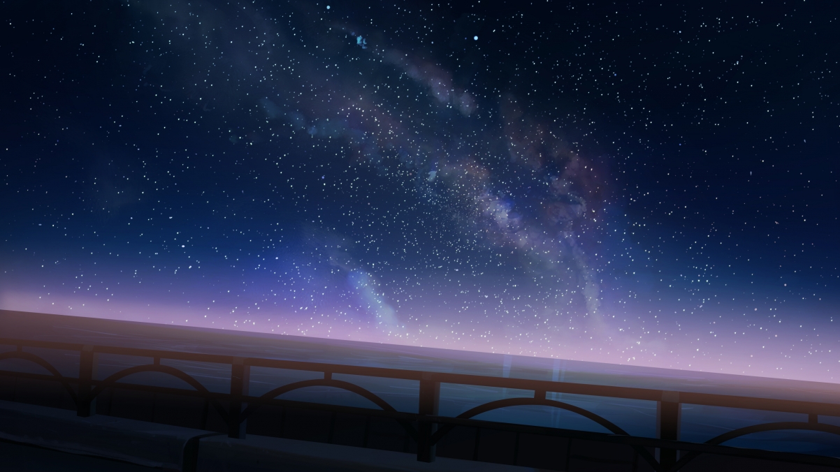 【绝美视界】星空背景4K超清动漫壁纸，3840x2160分辨率，高清下载尽享梦幻风景